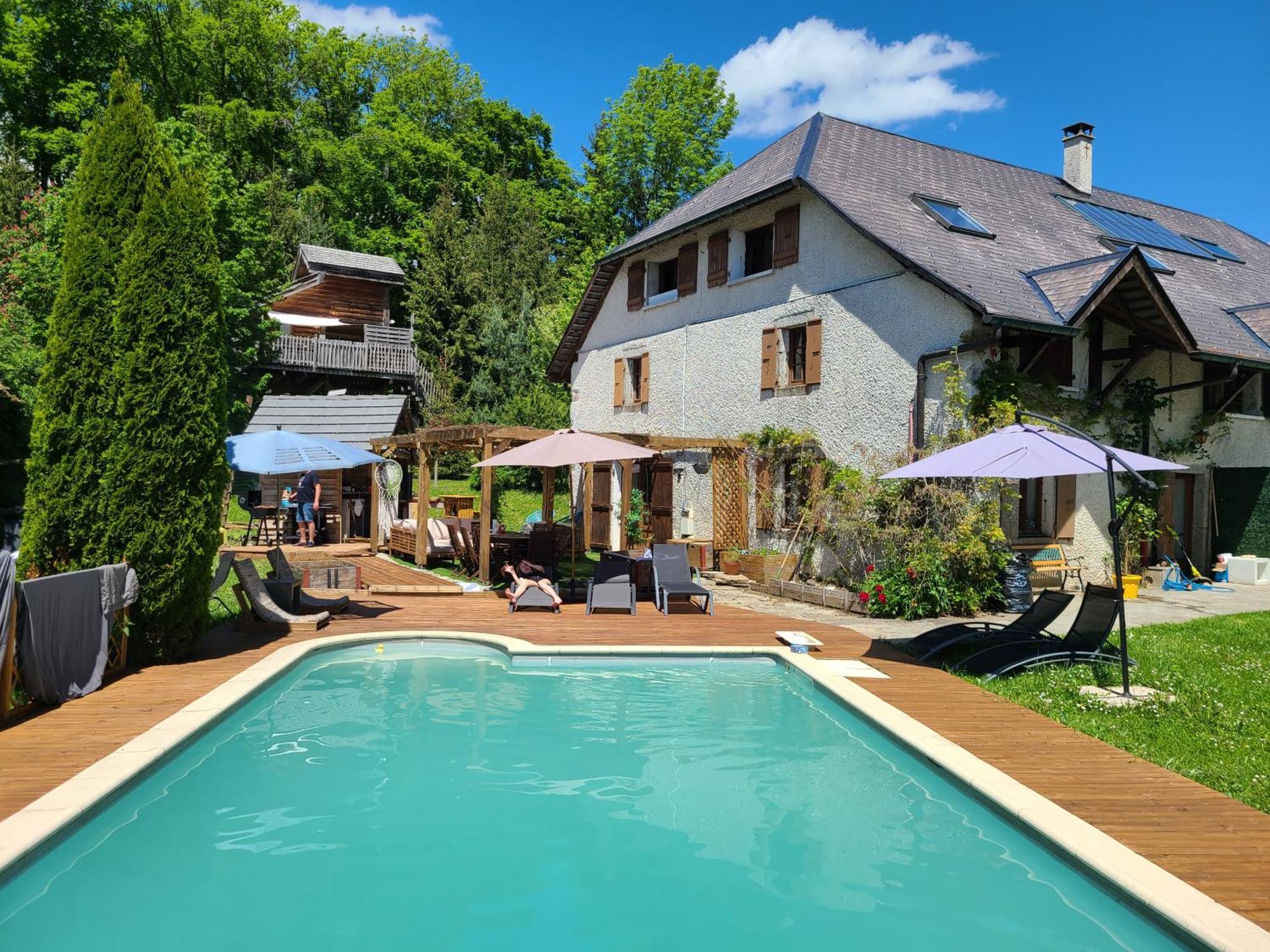 L'Oree Des Bornes-Appartement Avec Piscine Évires Zewnętrze zdjęcie